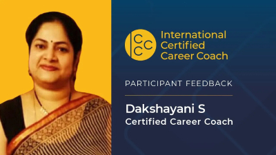 iccc participant feedback dakshayani s certified career coach